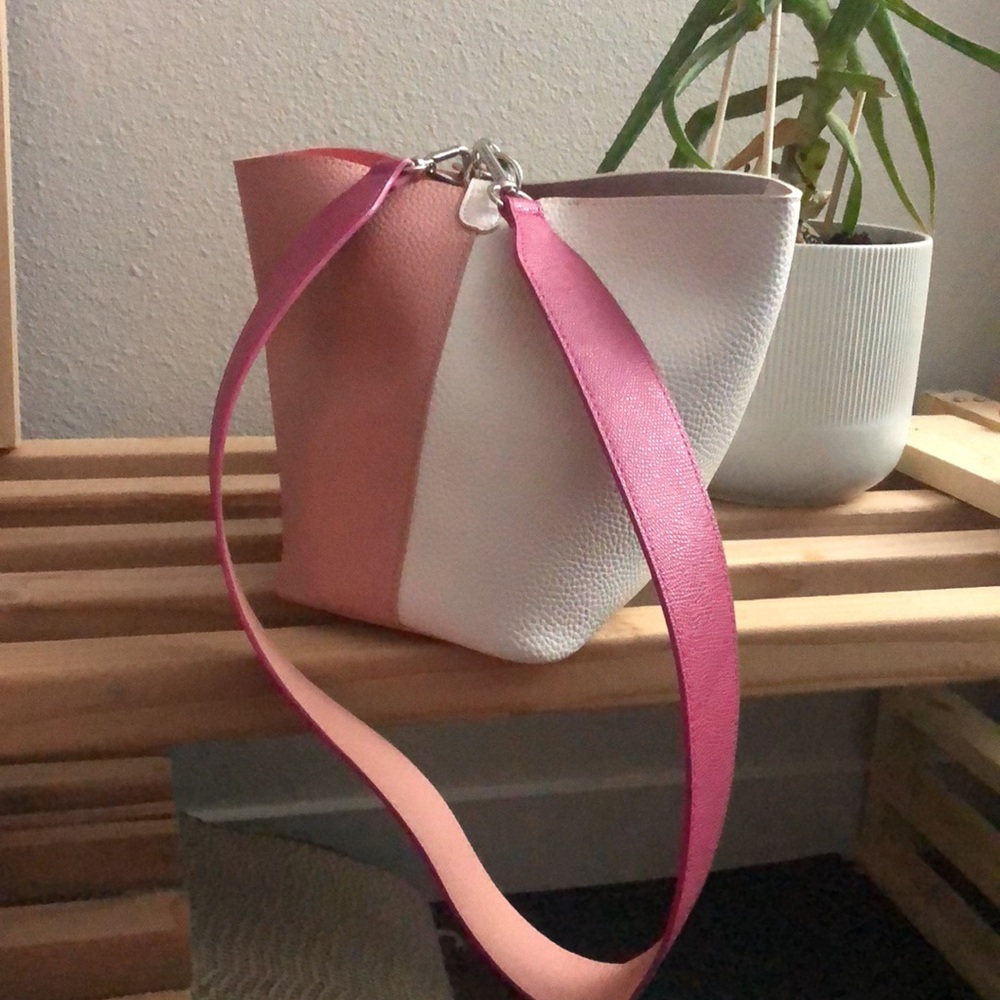 Find Kapoor Bags | Find Kapoor Bucket Bag | Color: Pink/White | Size: Os